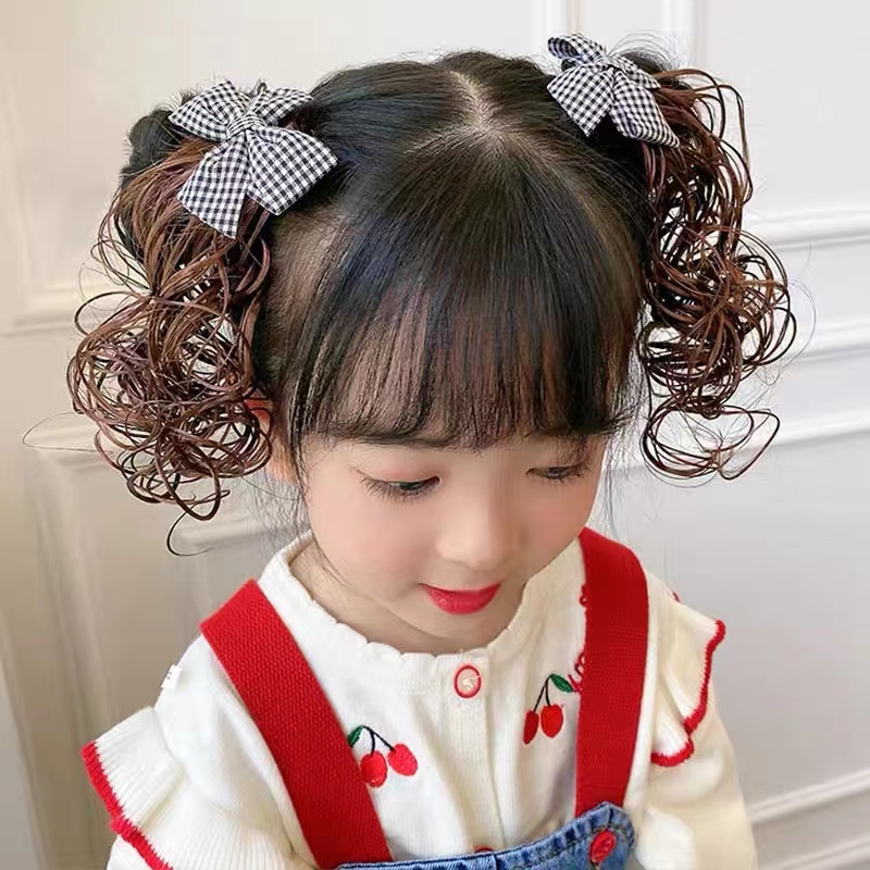 (Hello Girl)F103 2pc/Set Jepitan Wig Anak Terbaru Gaya Korea Import