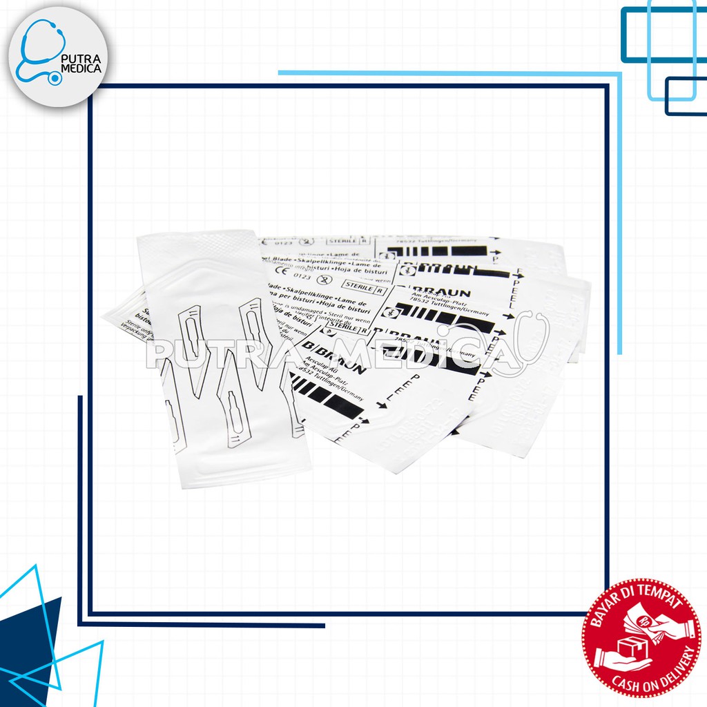 B Braun Aesculap Surgical Blade - 1 Pc / Pisau Bedah Bisturi / Mata Pisau Scalpel / Mess