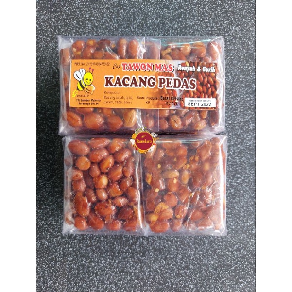 

KACANG PEDAS kacang sambel manis gurih cap Tawon Mas