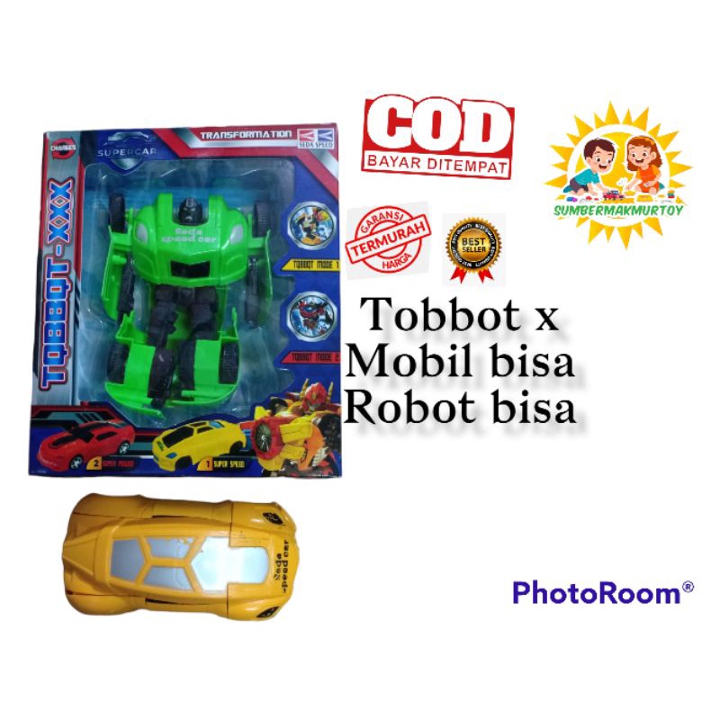 Mainan Edukasi Anak Tobot Robot Mobil Manual