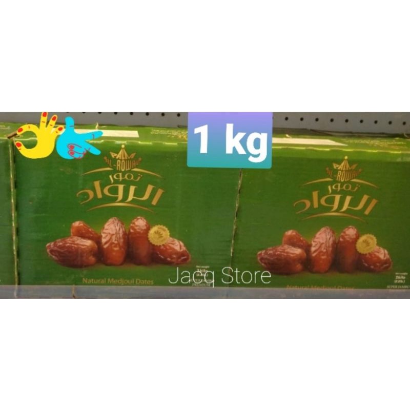 

Kurma Medjoul Dates Palestina Super Jambo Premium Lebaran isi 1 kg