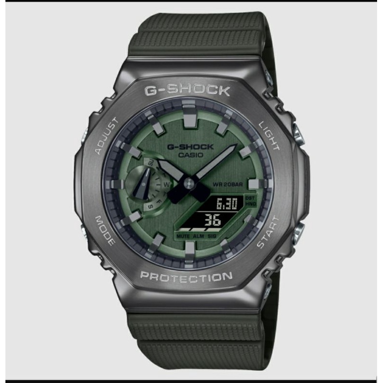 JAM CASIO GSHOCK GM2100B / G-SHOCK GM-2100B-3ADR ORIGINAL GARANSI