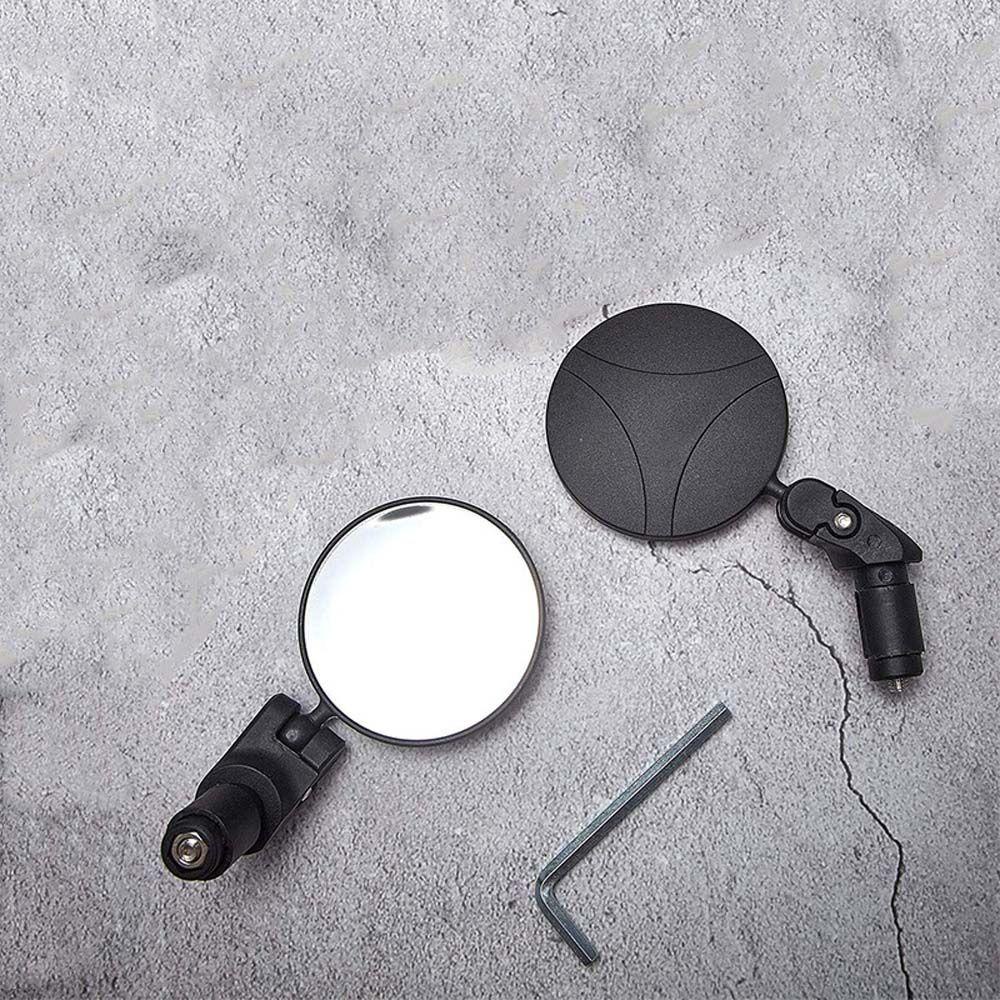 Lanfy Kaca Spion Sepeda Stang Sepeda Yang Dapat Diputar 360derajat Blind Spot Mirror Round Curved Mirror