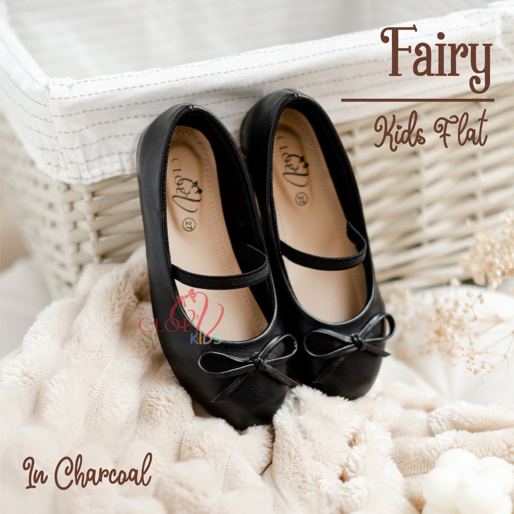 CLOEVKIDS - Fairy Flatshoes size 22-35 Shoes Sepatu Pesta Anak Perempuan