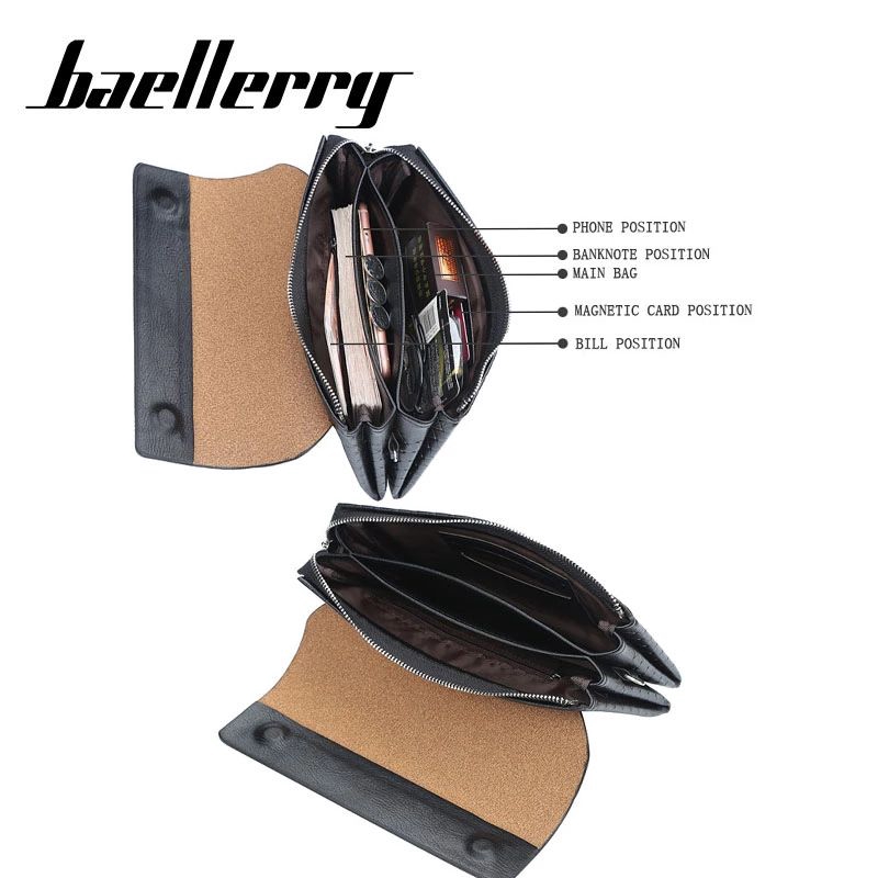 BAELLERRY A418-21 Clutch Pria Kulit Business Handbag WK-SBY