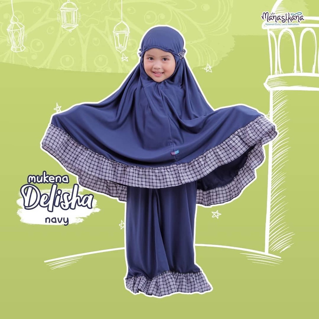 CUCI GUDANG MUKENA ANAK DELISHA MANASIKANA ORIGINAL MANASIKANA ANAK PEREMPUAN