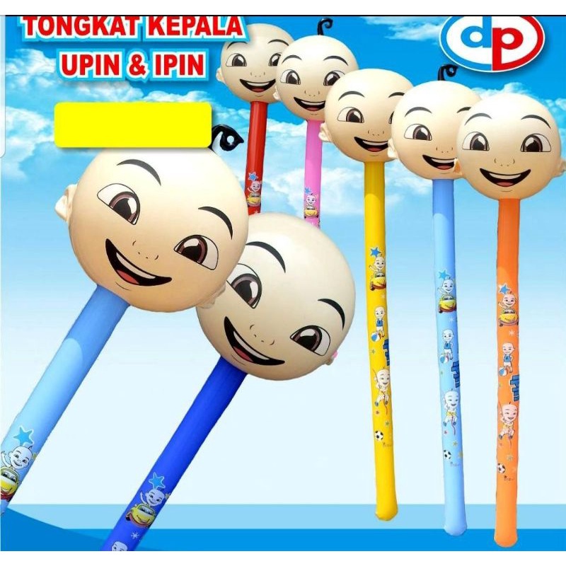 mainan anak balon tongkat Upin Ipin