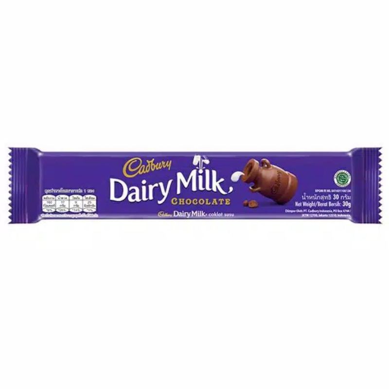 

CADBURY DAIRY MILK 30GR