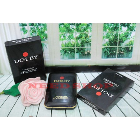 BEDAK DOLBY TWO WAY CAKE / TWC UV SUNSCREEN NATURAL BEIGE BPOM