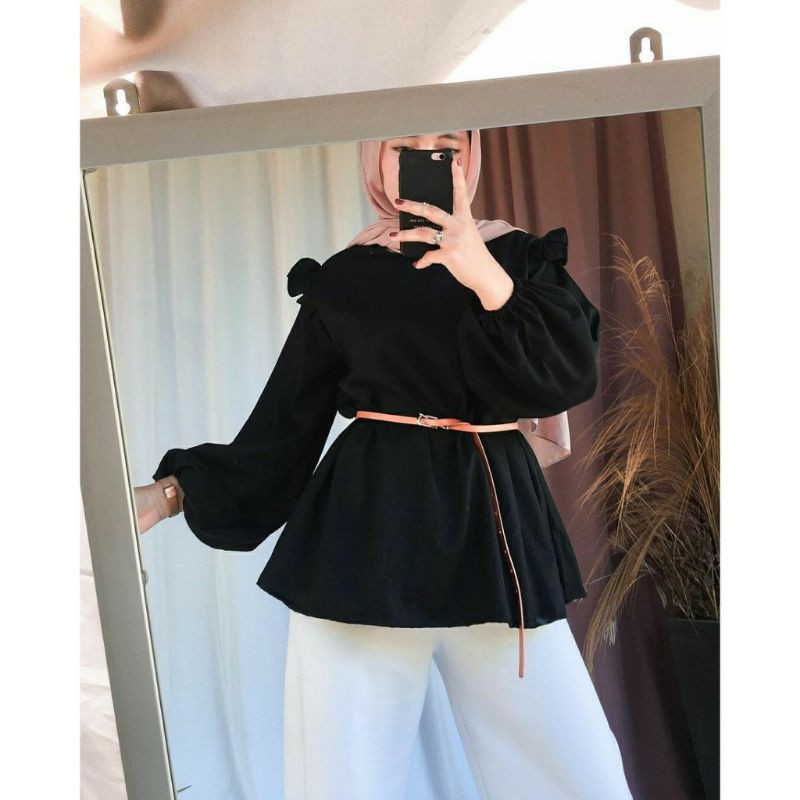 Keli Top Baju Atasan Blouse Fashion Muslim Wanita Murah