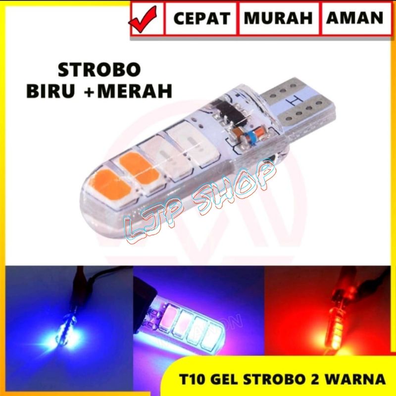 lampu sen senja jelly kedip flash 2 warna