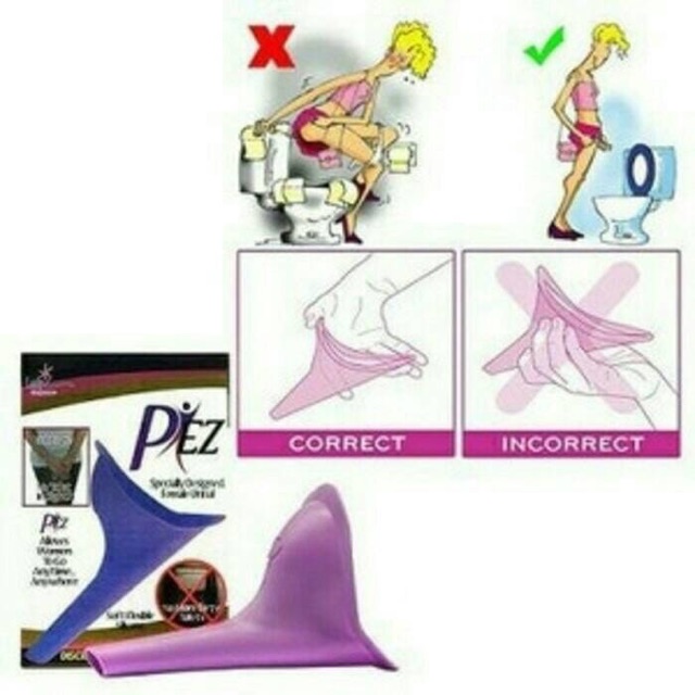 Corong pipis piez pez travel urinal alat bantu pipis