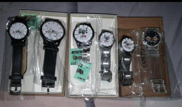 Jam Tangan Custom Qnq Transparan / Jam Tangan Jelly Bening