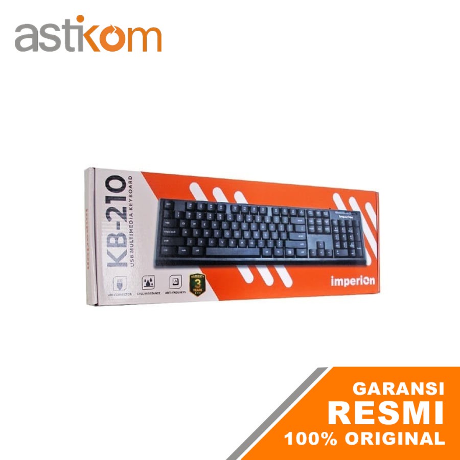 Keyboard USB IMPERION KB210 Keyboard Murah USB Multimedia