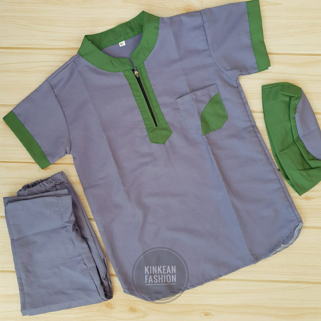 Koko Kurta Zipper Anak size XL &quot;6-7tahun&quot;