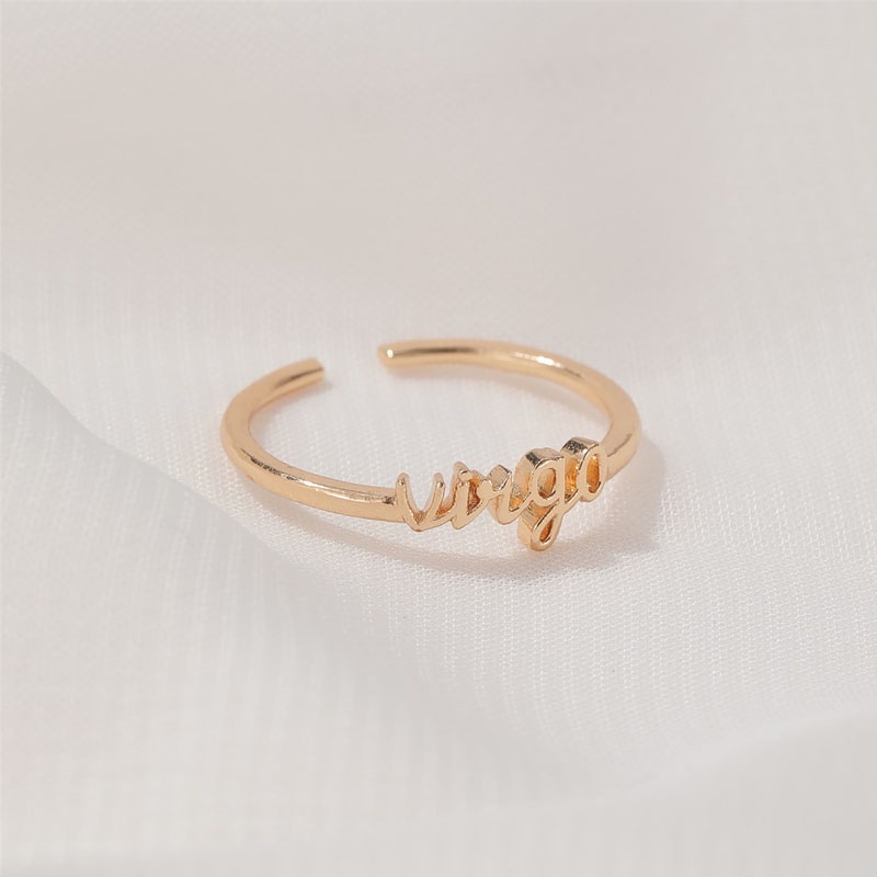 Fashion  Pouplar  Dream  Golden Twelve Constellation  Jewlry Ring