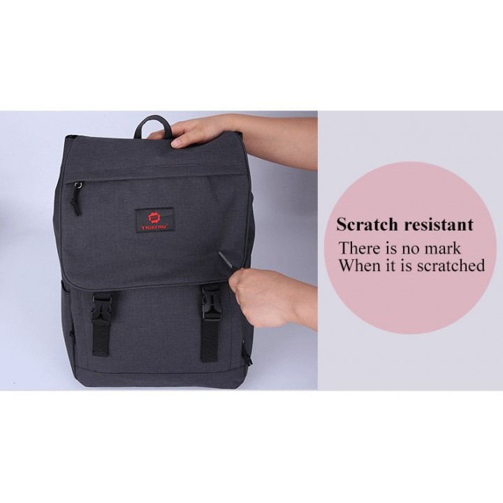 Original TIGERNU T-B3185 - 15.6 Inch - Anti Theft - Black (Tas Laptop)