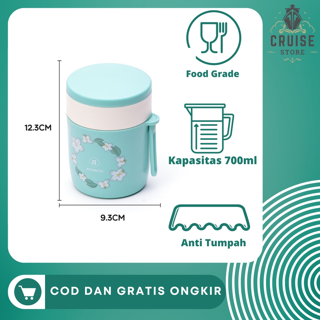 Kotak Makan / Lunch Box Multifungsi Microwaveable Food Grade BTW30
