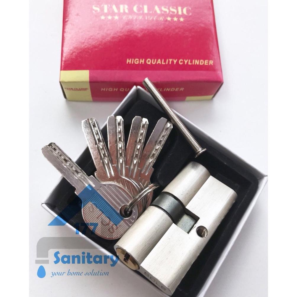 Silinder Kunci Classic - Kunci Pintu Cylinder Pintu Jantung Anak Kunci Komputer 5Anak Kunci 5 Pc San