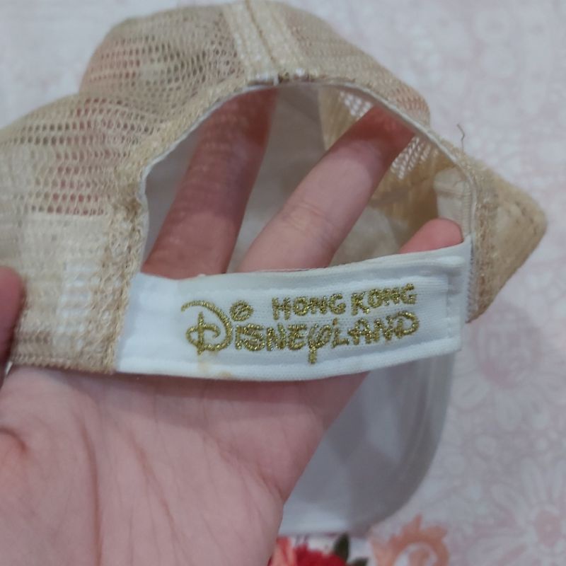 topi disney adult, topi putih disney mickey unisex original hongkong disneyland
