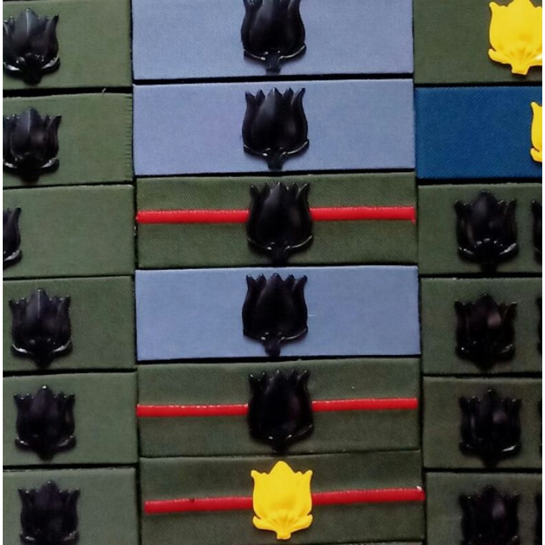 Pangkat Topi Pet PDH PDL TNI (Logam)