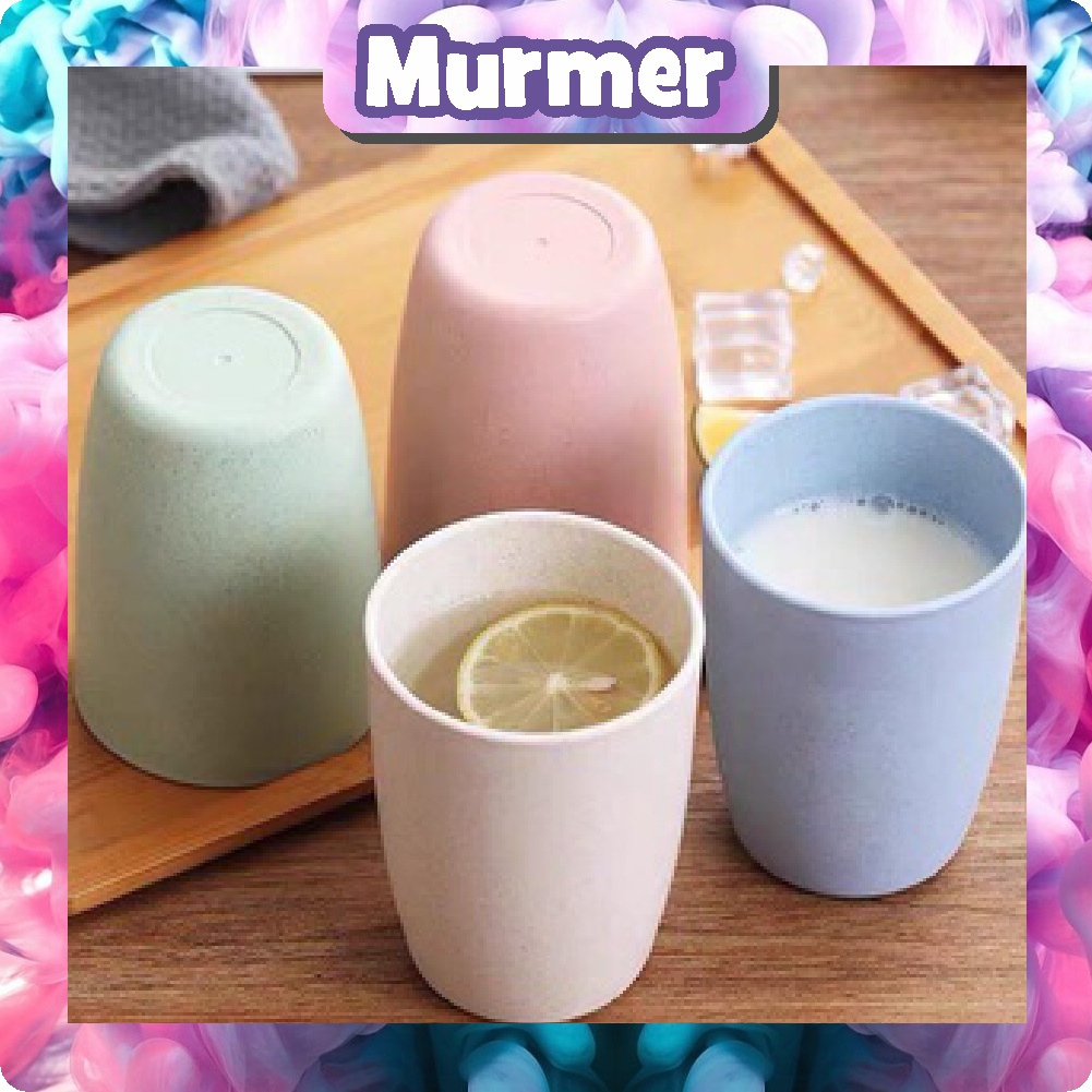 MurmerOfficial R653 Gelas Wheat Straw Kopi Mug Cangkir | Food Grade | Gelas Gandum Kokoh | BPA Free