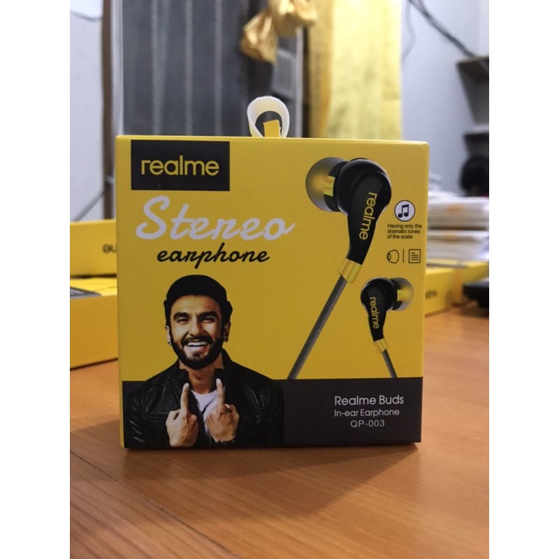 Realme QP-003 Headset Murah Grosir Handsfree Bass