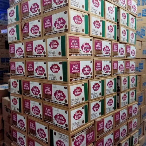

[KODE YGDWK] TUJUH KURMA SUSU STERIL per dus isi 12 kaleng
