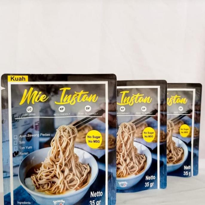 

Terlaris# Mie Kuah Keto Non Karbohidrat / Mie Instant - Ayam Bawang