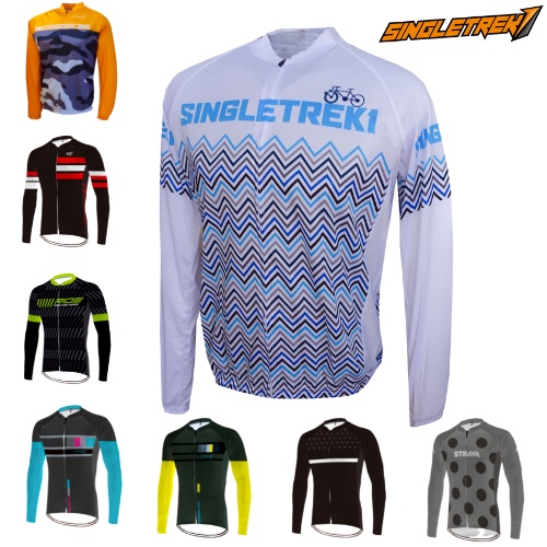 Jersey Sepeda Baju Sepeda Roadbike XC Lengan Panjang