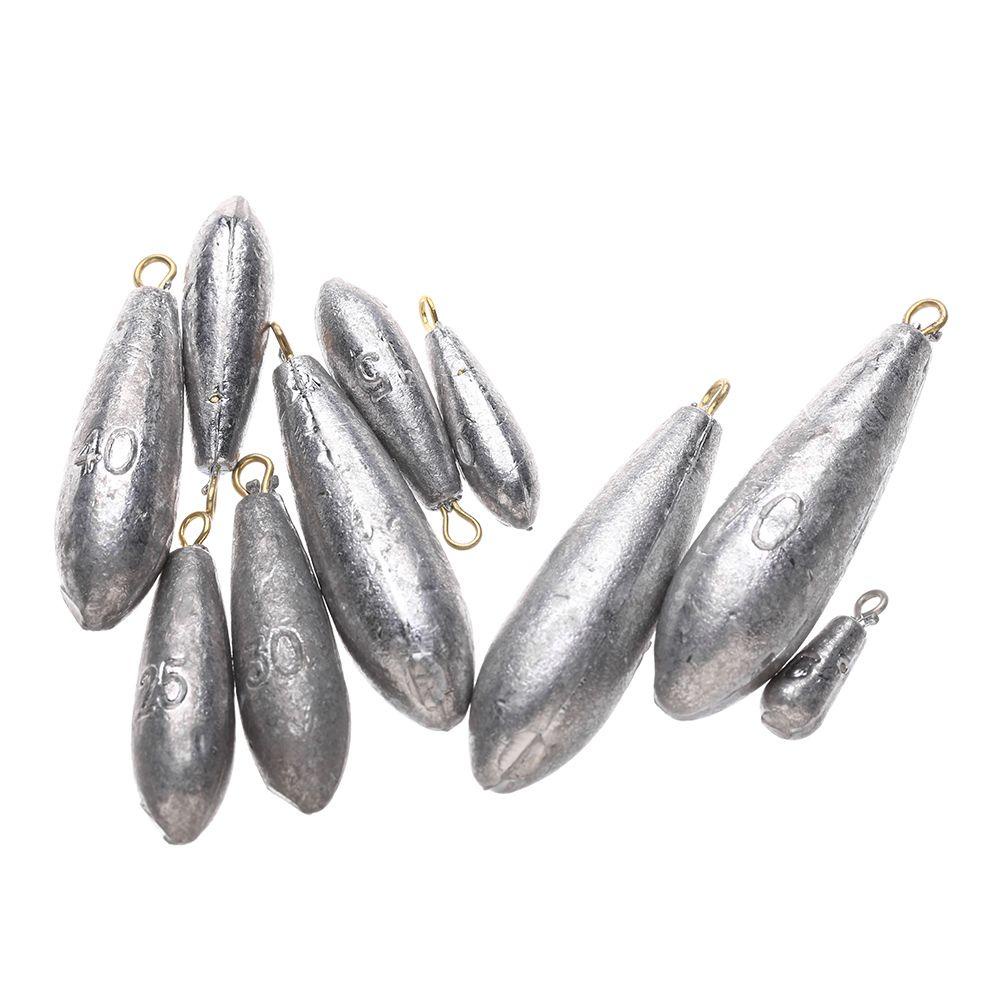 Top Lead Sinkers Tahan Lama Dropshot Rig Tetesan Air Memimpin Pemberat Persediaan Angling