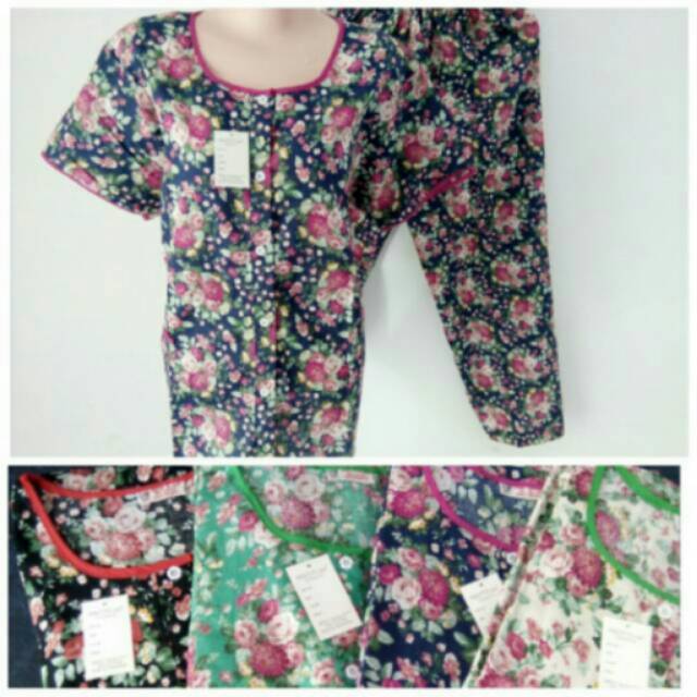Setelan Piyama Modern ShabbyChic Sabata Pretty Girl Celana Panjang Lengan Pendeky