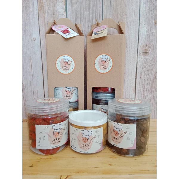 

Cookies/kue kering/3 toples 100k