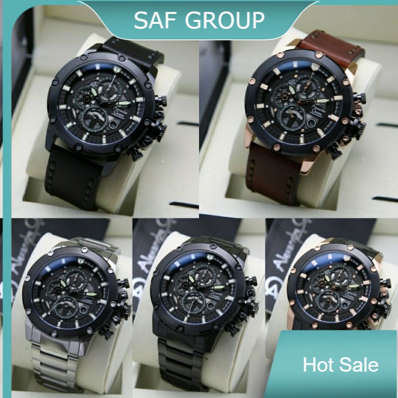 JAM TANGAN PRIA ALEXANDRE CHRISTIE AC 6564 / AC 6416 ORIGINAL by plp