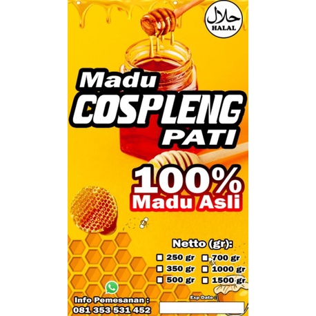 

Madu Cospleng Pati 350gr Cospleng tenan