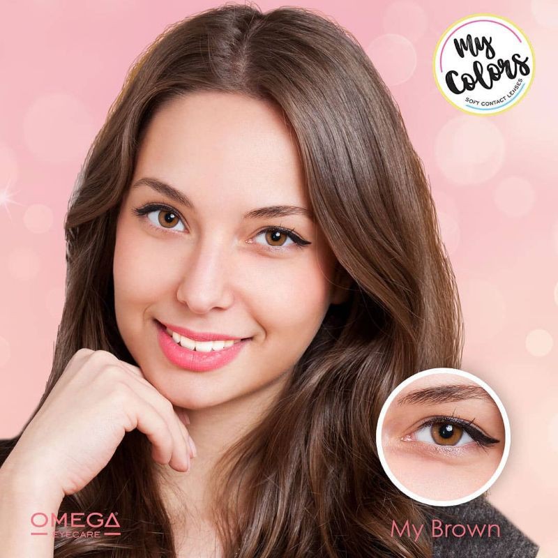 softlens warna brown natural my colour omega diameter 15 water 43%