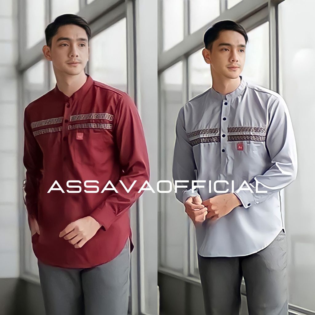 BAJU KOKO KURTA PRIA LENGAN PANJANG TERBARU - BAJU KOKO KURTA FF LENGAN PANJANG - KOKO KURTA DEWASA LENGAN PANJANG PRIA BAHAN KATUN TOYOBO PREMIUM