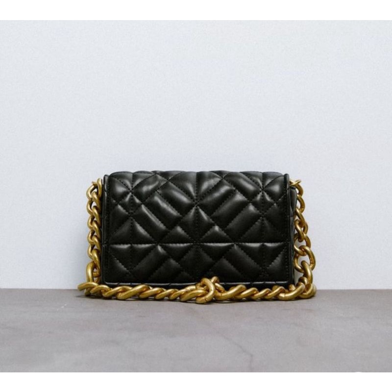 Zara Quilted Chain bag