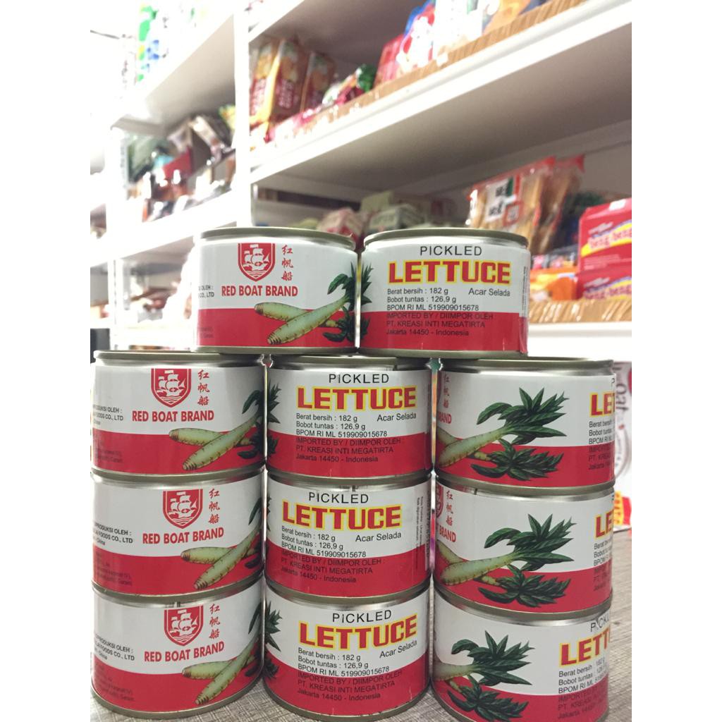 

Acar Selada Chaisim Kaleng Pickled Lettuce Red Boat 182gr