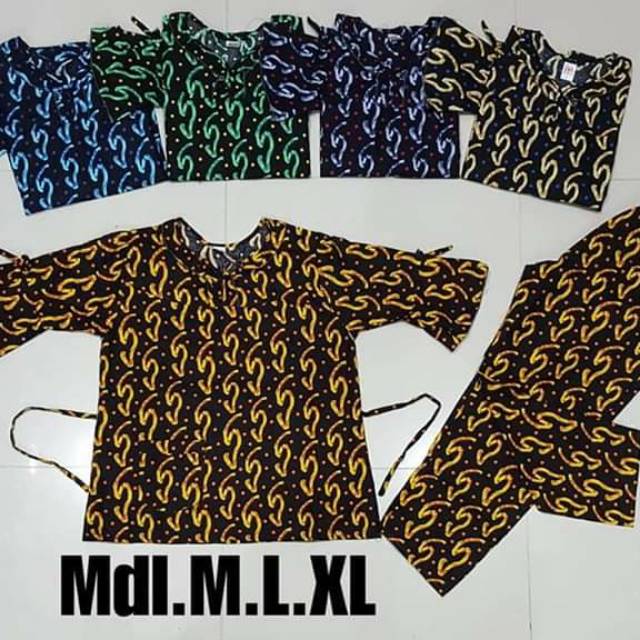 Baju tidur batik Bagan siapi-api