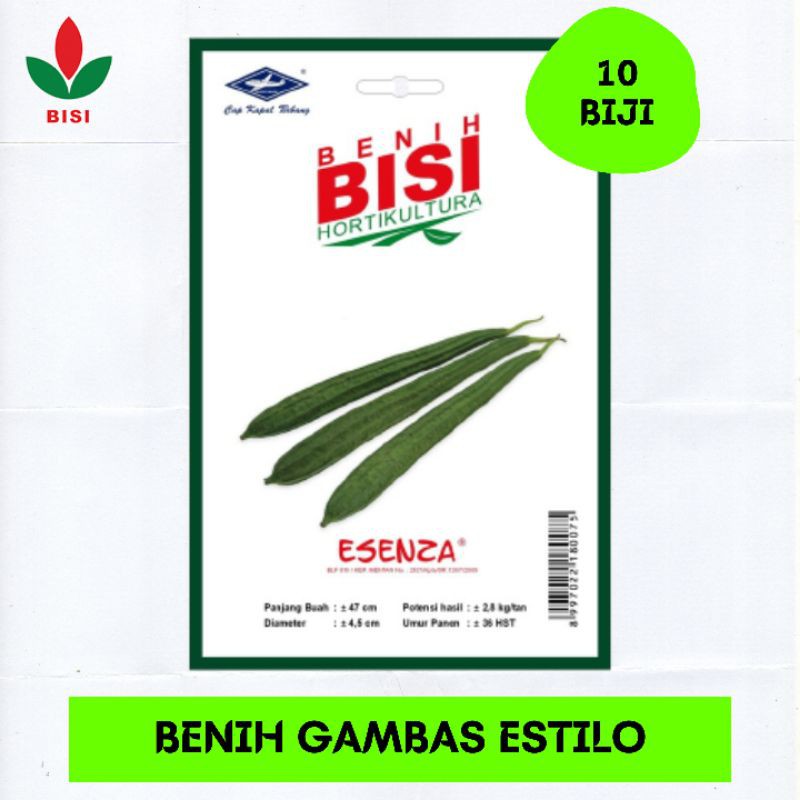 { PROMO } BISI - Benih Gambas Esenza Isi 10 Biji | Original 100%