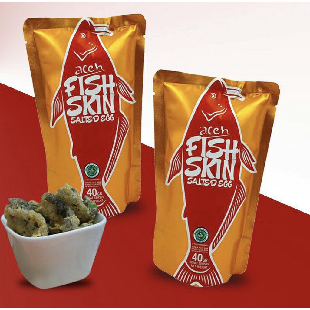 

Salted Egg Fish Skin - Kulit Ikan Telur Asin 40Gr