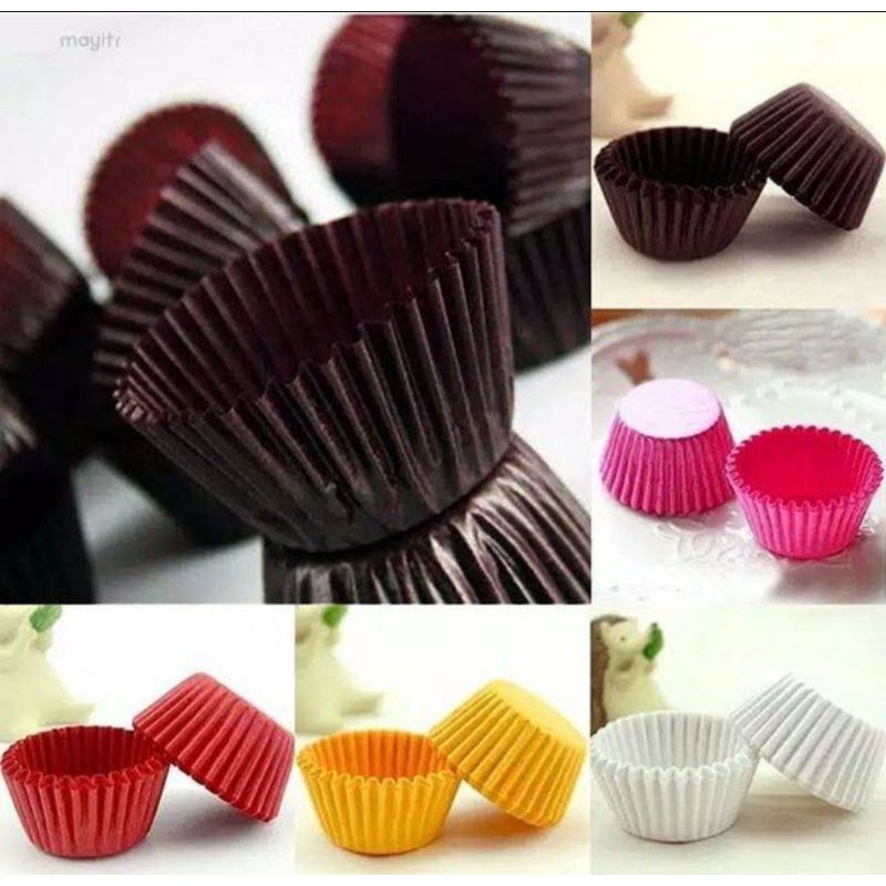 

cup kertas 5.5cm cup coklat praline cup case coklat 100 pcs