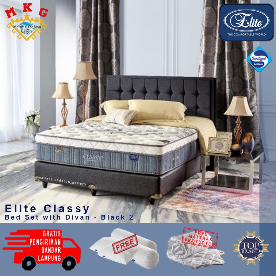 Elite Springbed Classy - Kasur Springbed Matras Full Set