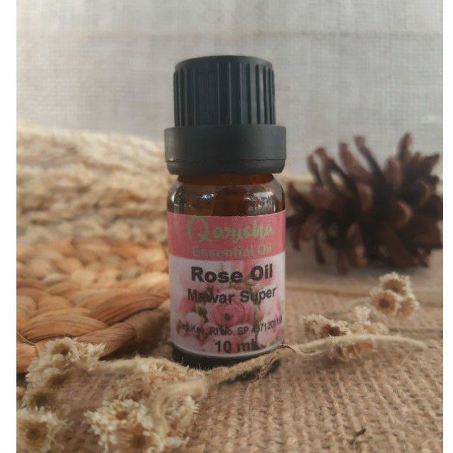 Rose Super Essential Oil 10 ml / Minyak atsiri bunga mawar 100%pure