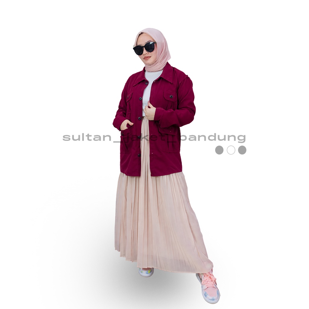 ADAM JAKET MARON || JAKET SEMI PARKA || JAKET PRIA DAN WANITA MASA KINI
