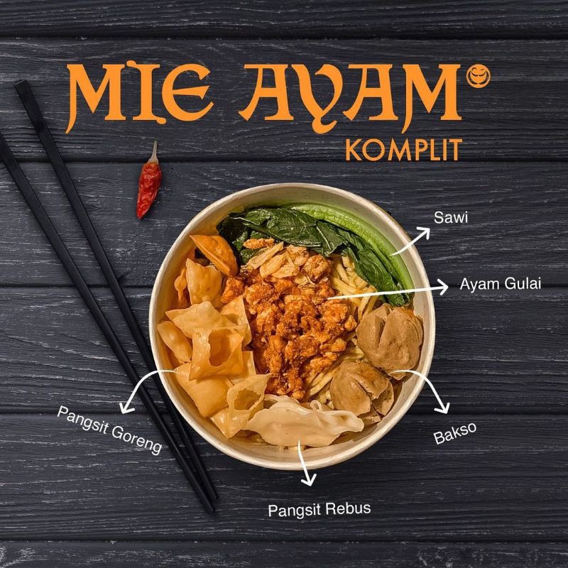 

Paket Mix Mie Ayam Isi 3