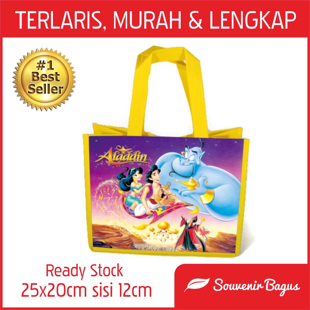 Tas Ultah Aladdin Tas Souvenir Ulang Tahun Aladdin Aladin Murah Terlaris