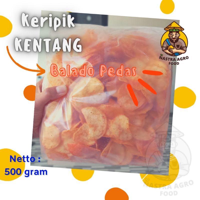 

ADY78 Keripik Kentang keju /Termurah / Harga Pabrik / Nastra Garut / Kiloan / Keripik Curah /