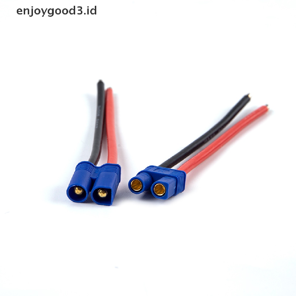 Ec2 / ec3 / ec5 Kabel Konektor Pigtail Male Female Bahan Silikon Untuk Rc Lipo